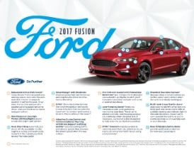 2017 Ford Fusion Fact Sheet